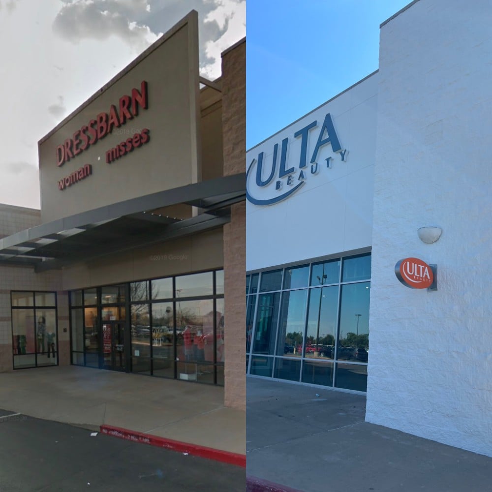 Painting the exterior of Ulta Beauty the color is white.