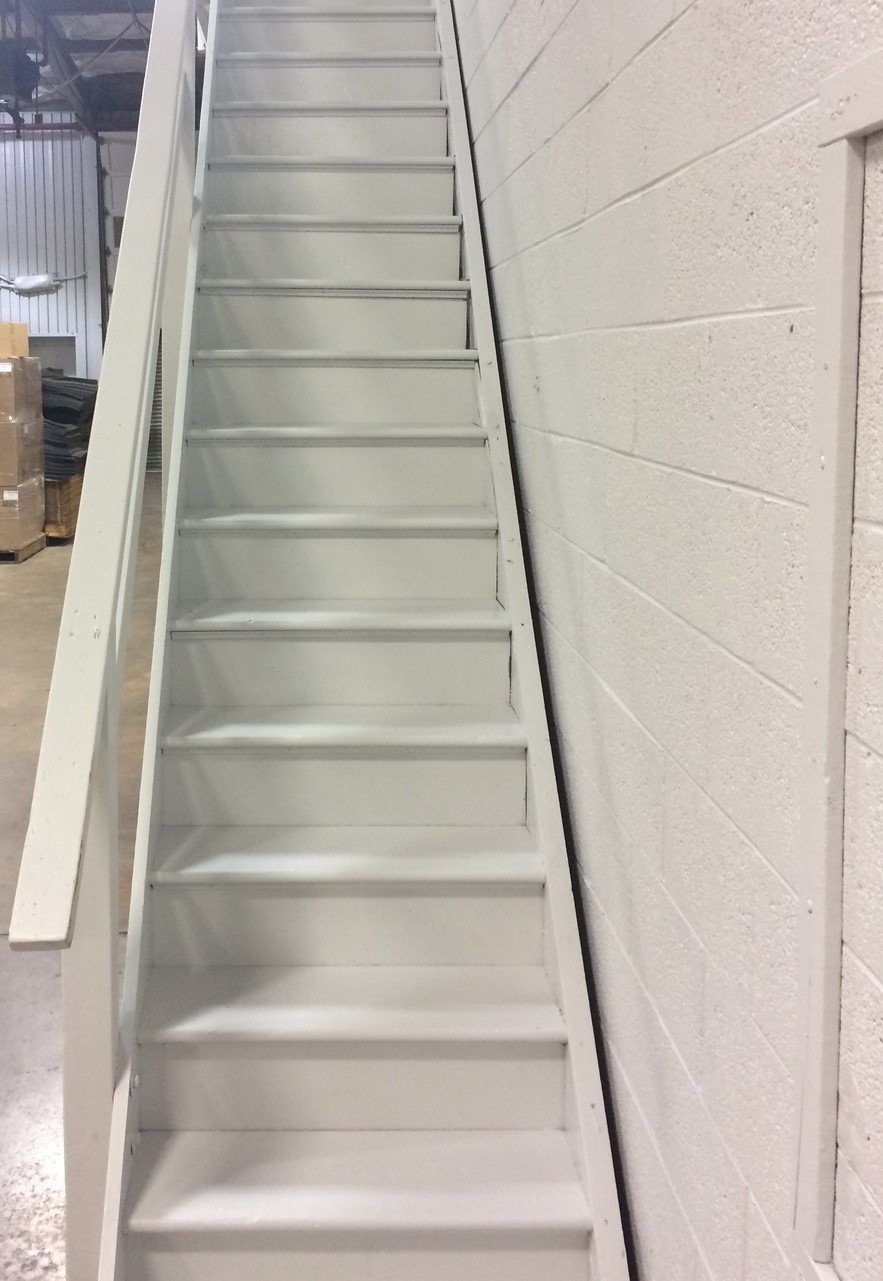 Commercial warehouse stairs