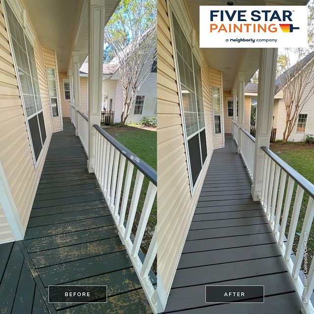 Good as New Deck and Railing Painting