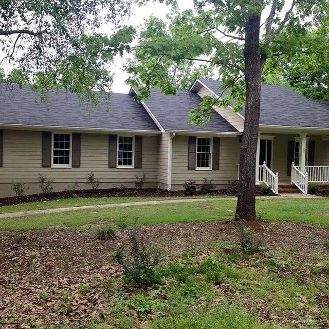 Light brown house exterior