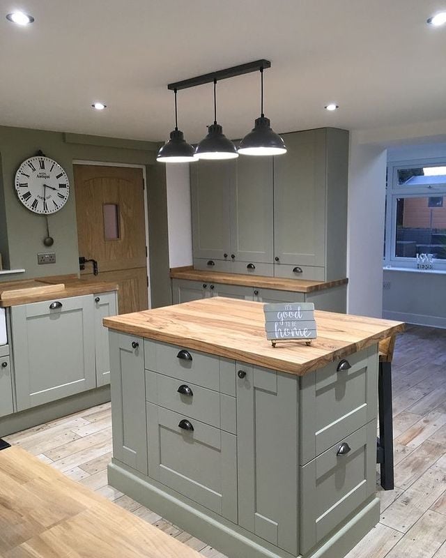 Painted kitchen