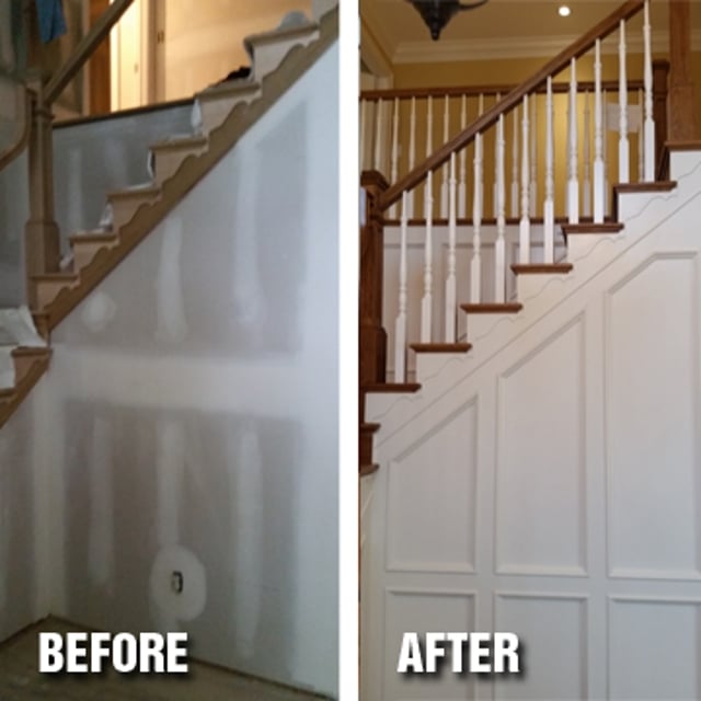 Delaware Painting, Residential Painting, Interior Painting, Color Consultation, Color Consultant, Remodeling, Expert Painting, Sherwin-Williams, Stairway, Newark