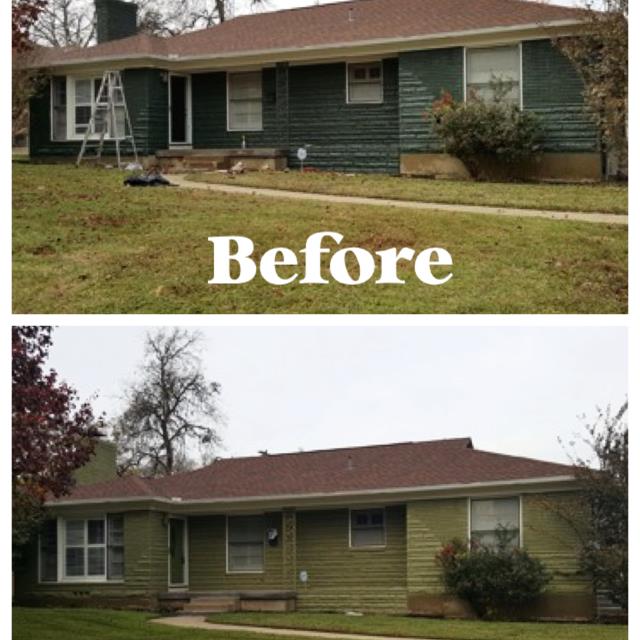 before and after house