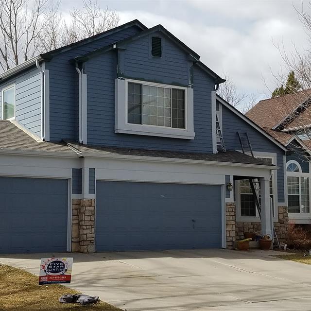 blue house