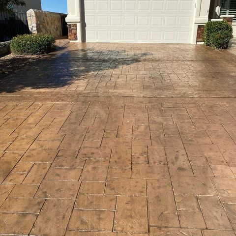brick drive way
