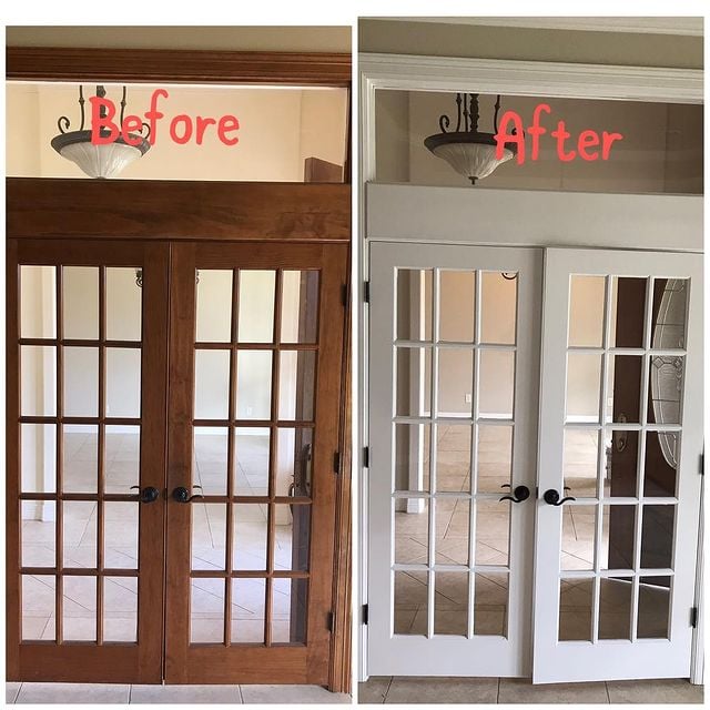 transformed French Doors