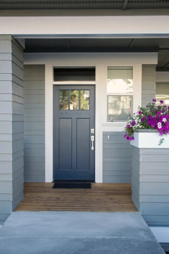 Light/Dark Gray Combo Front Porch.