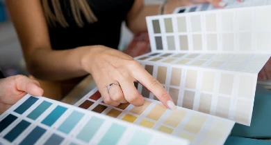Paint colors.