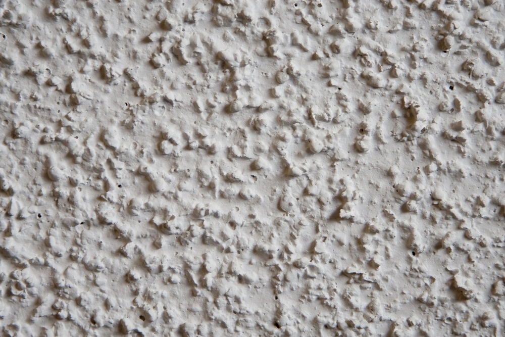 Popcorn ceiling.