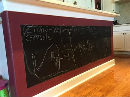 chalkboard menu, how to make a chalkboard menu.