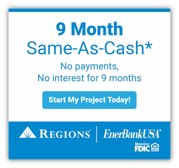 Nine months same as cash badge.